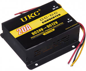 Перетворювач UKC DC/DC 24v-12v 20A / 3387