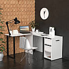 Стіл розкладний трансформер письмовий Білий для двох, фото 5