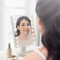 Настольное сенсорное косметическое зеркало с LED подсветкой для макияжа Magic Makeup Mirror 22 led