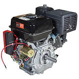 Двигун бензиновий 13,0к.с. шпонковий вал Ø 25.4mm, ручний/електро старт Vitals (GE 13.0-25ke), фото 3