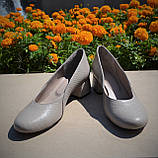 Шкіряні туфлі на маленькому капромінці, фото 6