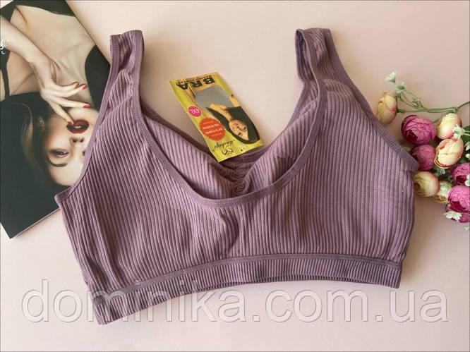 Купить 4/5/6XL Фиолетовый бесшовный хлопковый топ большого размера ...