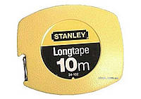 Стрічка вимірюв. стальна STANLEY в ударостійк. пластик.корпусі "LongTape", l= 10 м, b= 9.5 мм