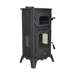 Чавунна піч FLAME STOVE MAJOR LUX з духовкою, фото 1