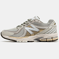 Кроссовки мужские и женские New Balance 860 v2 beige / Нью Баланс 860 бежевые