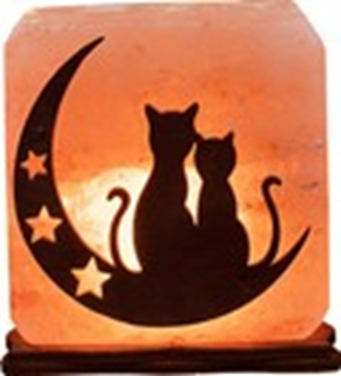 Соляна лампа «Коти на місяці»