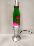 Нічник "Лава лампа" двоколірна червоно-зелена (42 см), фото 4