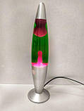 Нічник "Лава лампа" двоколірна червоно-зелена (42 см), фото 2