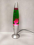 Нічник "Лава лампа" двоколірна червоно-зелена (42 см), фото 3