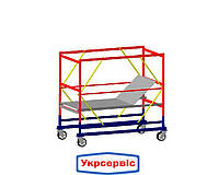 Базовый блок вышки-туры VIRASTAR КОМПАКТ-М 1,7x0,8 м (с колесами)