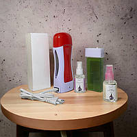 Набір для депіляції із засобами TINAFOX та касетним воскоплавом червоним