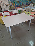 Стіл для їдальні стільниця вкрита пластиком HPL кольорова, фото 8