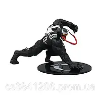 Фигурка Venom 14 см, статуэтка из ПВХ пластика Веном на подставке, коллекционная фигурка