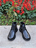 Замшеві черевики зі шнурком на блискавці, фото 3