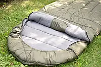 Зимний спальный мешок одеяло широкий Гигант до -20, ширина 90 см