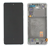 Дисплей Samsung G780 White S20 FE (GH82-24220B) сервисный оригинал в сборе с рамкой