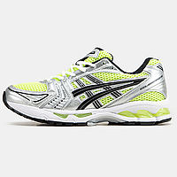 Кроссовки мужские Asics Gel-Kayano 14 grey green / Асикс гель каяно 14 серые зеленые