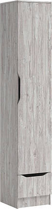 Шафа Локі 1Д1Ш 2100х400х400мм артвуд світлий Світ Меблів, фото 1