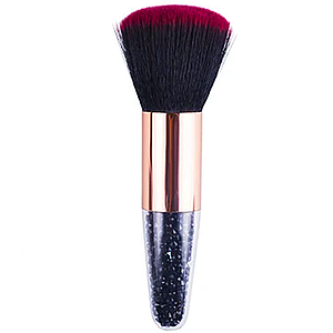 М'яка щітка з камінням, червоно-чорна