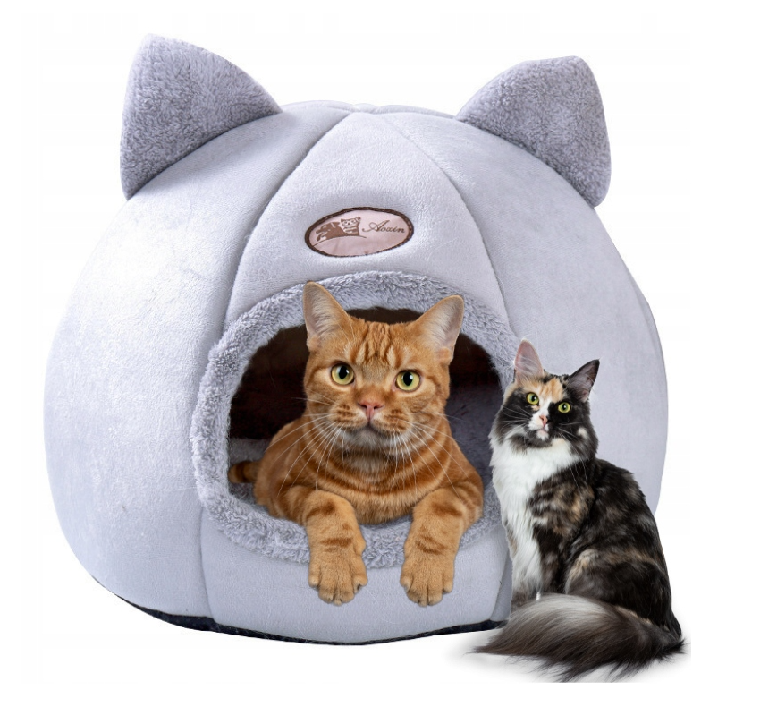 CAT HOUSE Booth плюшевий лежак  на зиму 36 см х 36 см