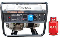 Генератор ГАЗ/бензиновий Forza FPG7000 5.0/5.5 кВт з ручним запуском, фото 4