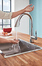 Мийка для кухні з неіржавкої сталі Grohe K700 (31726SD0), фото 3