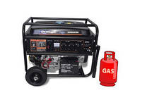 Генератор ГАЗ/бензиновий GREENMAX MB6500EB3 5.0/5.5 кВт, трифазний, з електрозапуском, фото 3