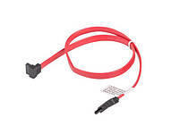 Lanberg Cable SATA III 0.5m F/F red angular, фото 2
