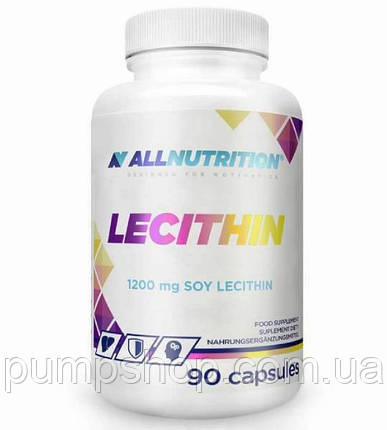 Лецитин AllNutrition Lecithin 1200 мг 90 капс., фото 2