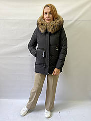 ЗИМОВА ЖІНОЧА КУРТКА З ЄНОТОМ