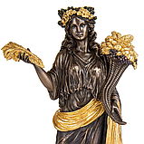 Статуетка Деметра - богиня родючості та помічниця землеробів Veronese 30 см, фото 5