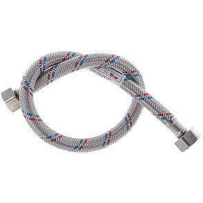 Гнучкий шланг для під'єднання води Гайка 1/2" — Гайка 1/2" (50 см) ZERIX (ZX1551), фото 4
