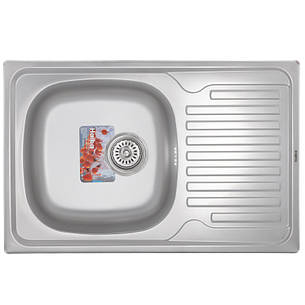Мийка кухонна HAIBA 78x50 (decor) (HB0648), фото 1