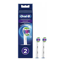 Сменные насадки для электрической зубной щетки Oral-B 3D White EB 18 RB Clean Maximiser (2 шт)