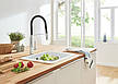 Змішувач для кухні з гнучким виливом Grohe Concetto new (31491000), фото 9