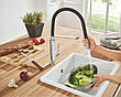 Змішувач для кухні з гнучким виливом Grohe Concetto new (31491000), фото 11