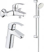 Набір змішувачів Grohe Eurosmart (124458)