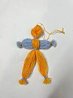 Оберіг Берегиня ручної роботи жовта-блакитна VS TEB