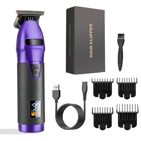 Тример для окантовки і стрижки бороди Resuxi Trimmer Cordless Violet (S11-VO), фото 3