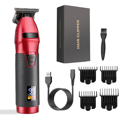 Тример для окантовки і стрижки бороди Resuxi Trimmer Cordless Red (S11-RD), фото 3