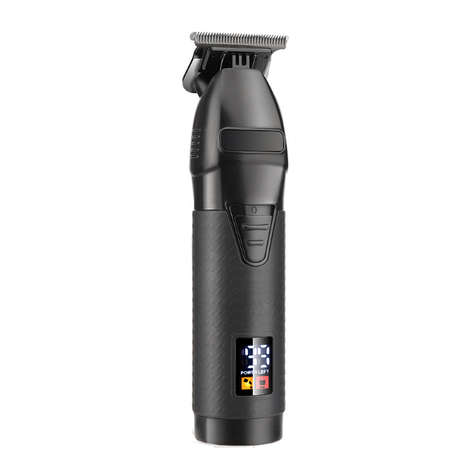 Тример для окантовки і стрижки бороди Resuxi Trimmer Cordless Black (S11-BK), фото 1