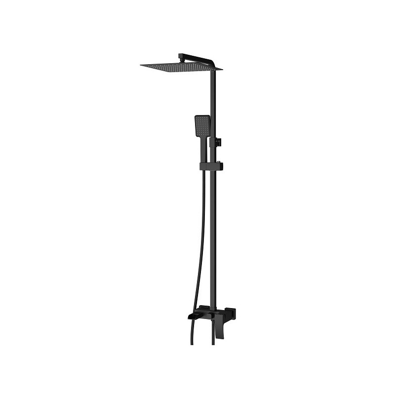 Душова колона зі змішувачем водоспад KOER KB-58007-05 (Кольор чорний) (KR3463)