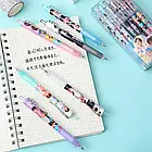 Набір гелевих ручок BTS чорного кольору (12 штук), фото 5