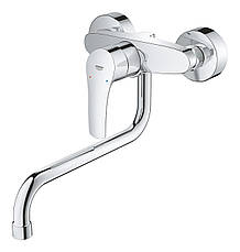 Змішувач для кухні для настінного монтажу Grohe Eurosmart New (32224003), фото 6