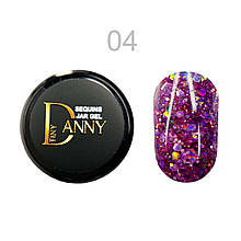 Sequins jar gel by DANNY (гліттер гель) №04 8 ml