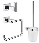 Набір аксесуарів 3 в 1 Grohe Essentials Cube New (40757001)