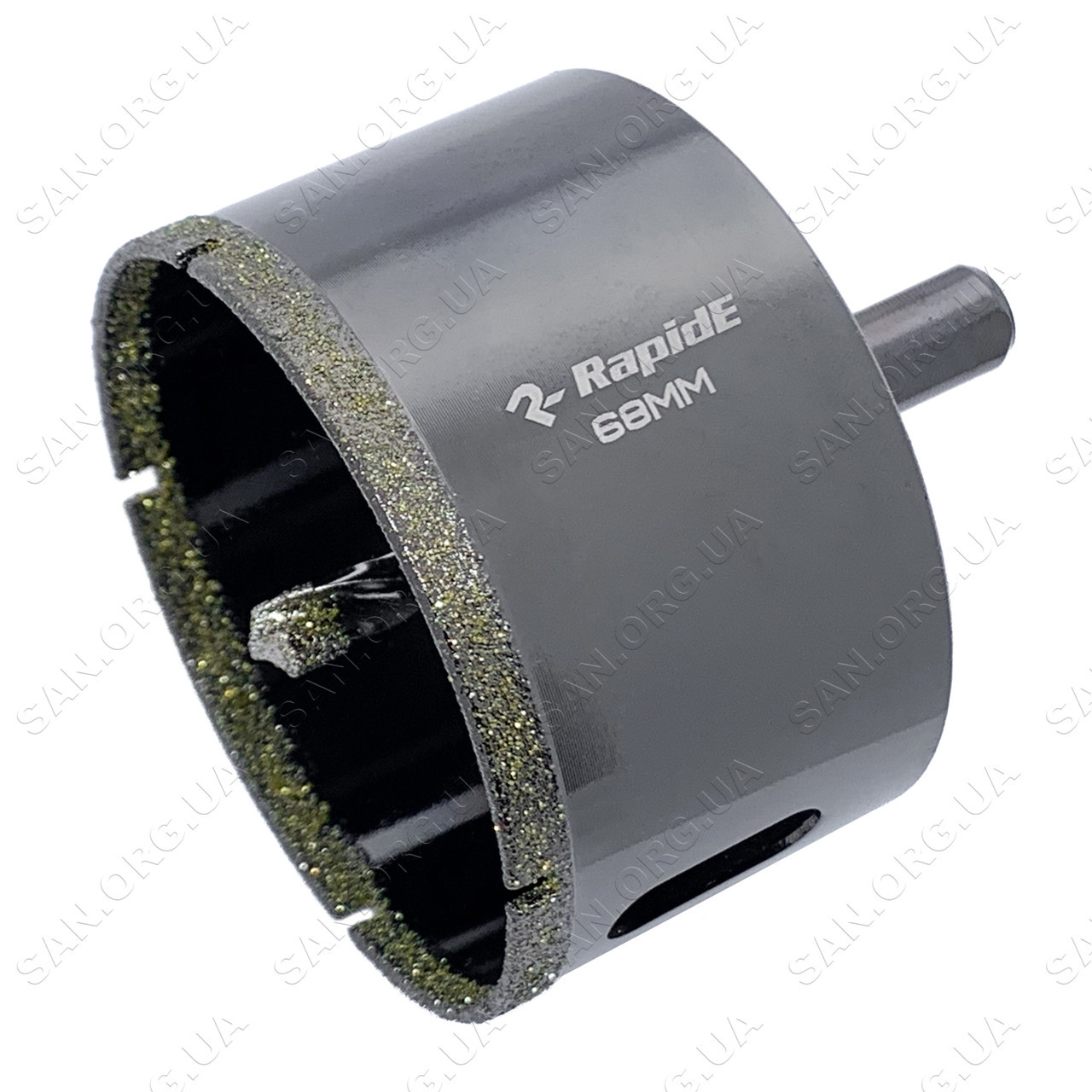 Алмазна коронка по керамограніту 68 мм RapidE Red Point з Центруючим свердлом на дриль, фото 1