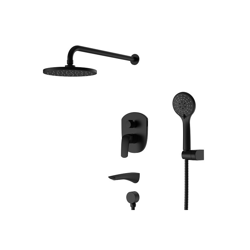 Вбудована душова система зі змішувачем KOER BLACK Чехія KB-64008-05 (KR3477)
