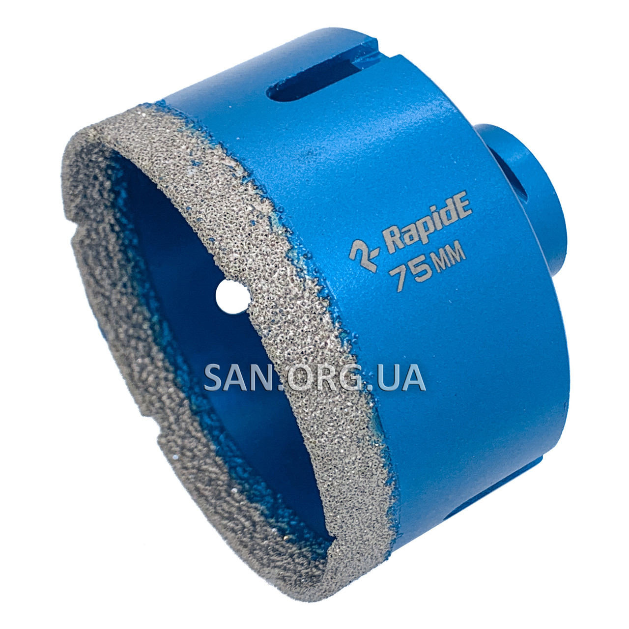 Алмазна коронка для плитки на Болгарку (КШМ) 75 мм RapidE Evolution, фото 1