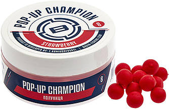 Бойли Brain Champion Pop-Up Strawberry (полуниця) 10mm 34g (170520) 1858.21.42